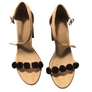 Alex & Alex beige/black sandals